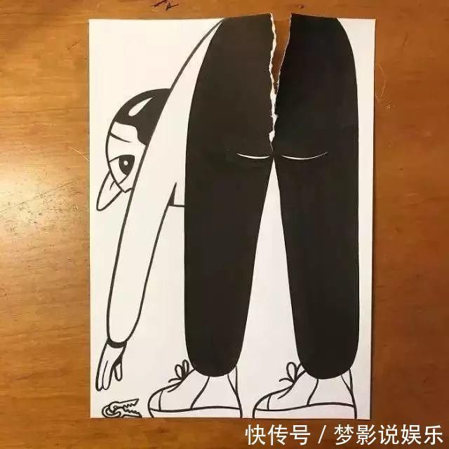 一只笔#歪果仁脑洞大开,把一张A4纸玩成这样,进来膜拜!!