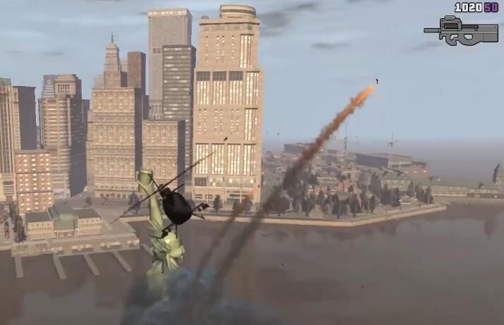 GTA4|《GTA4》最强直升机到了《GTA5》却被削成渣，这特效爱了吗？