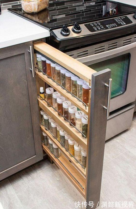 水槽|厨房小东西多,打再多的橱柜,远不如在这3个地方预留10公分实用