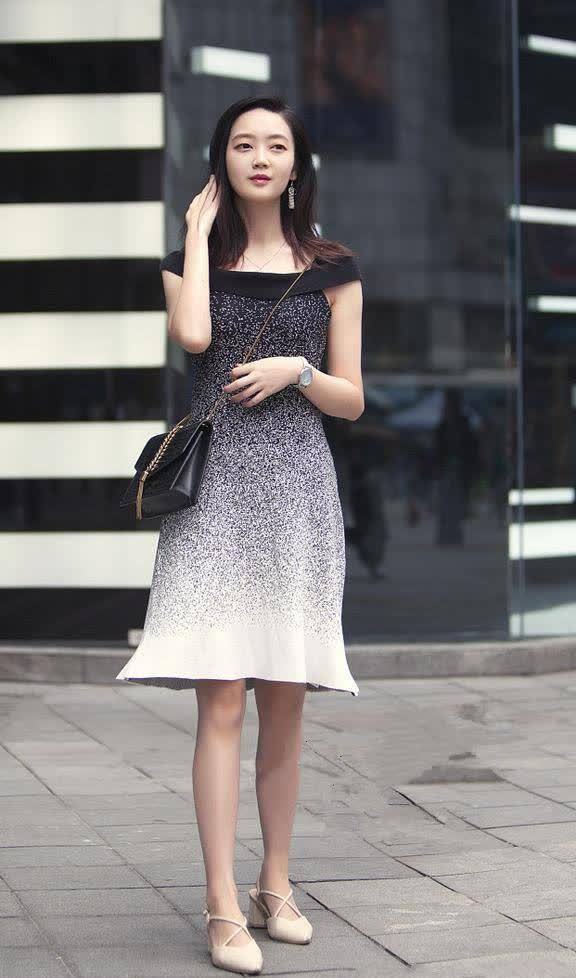 连衣裙 小姐姐一条黑色透视网纱连衣裙, 特别的优雅大气