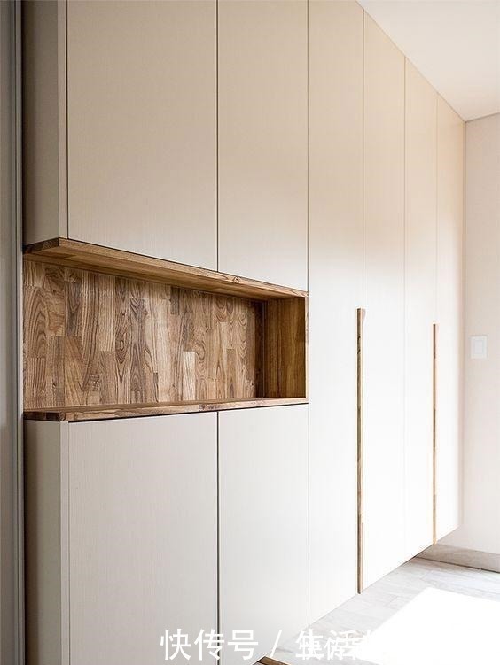 柜子|朋友贼有想法，柜子上下不分段，在柜门上开凹槽，实用性蹭蹭上涨！