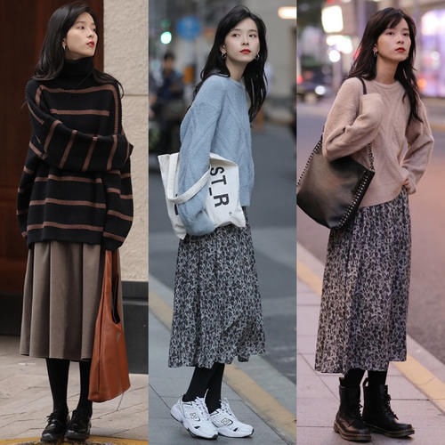 休闲温柔又文艺的早春穿搭，约会、出游、逛街，照着穿就好