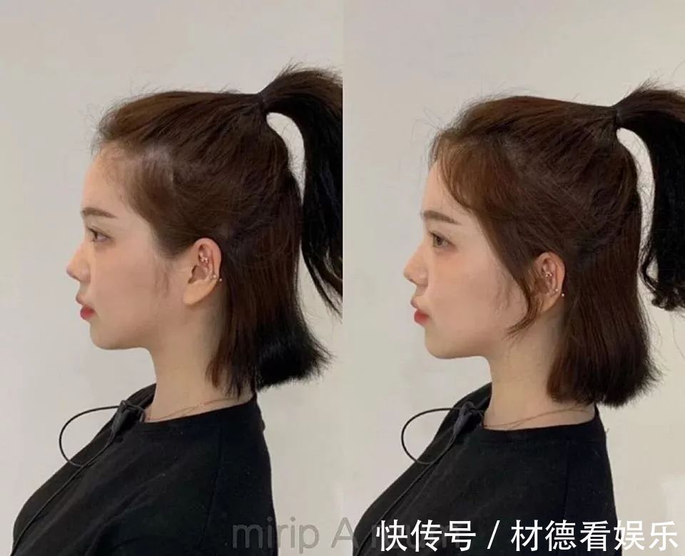 修剪 发型师解密不同脸型小脸关键,微秃女孩必学碎发发型修剪法!