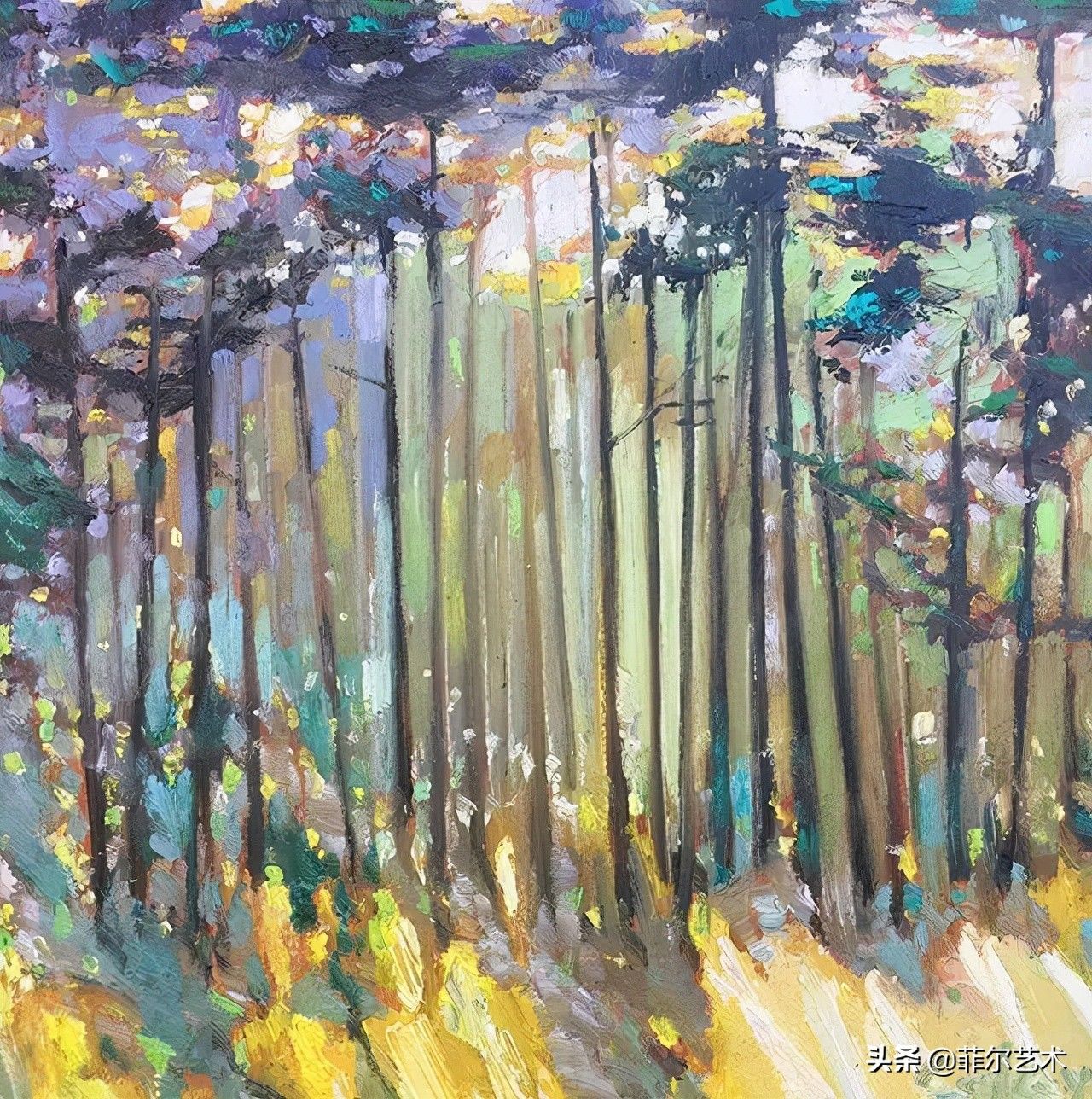 科利|光色十足，如梦如幻~美国画家尼古拉斯·科利风景油画作品欣赏