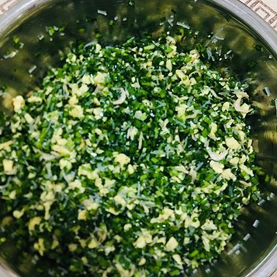 小米粥|韭菜盒子