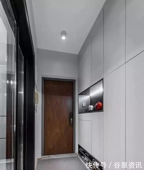 铺设|玄关,别再通铺瓷砖了,当下年轻人都喜欢这样装,也太好看了吧