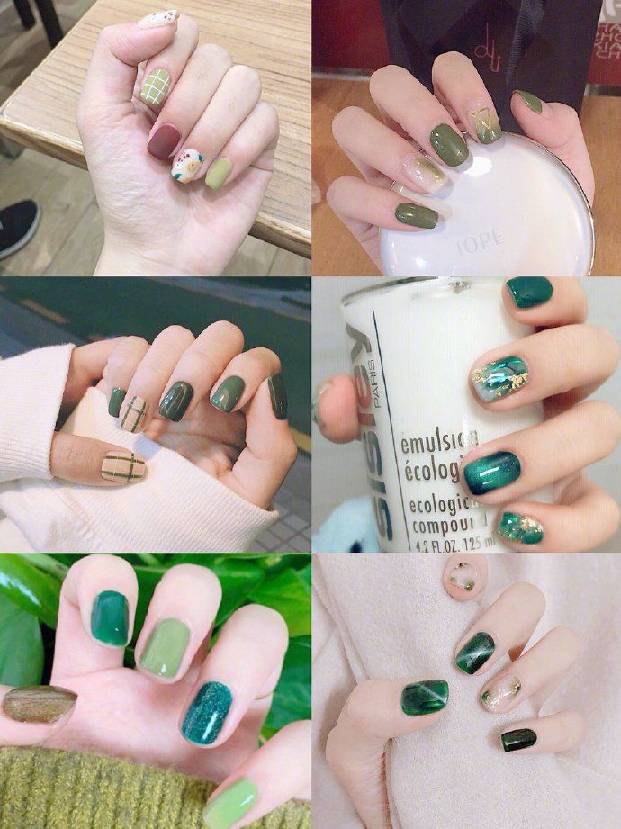 千万不要做牛油果色美甲！因为你会发现太显手白，太好看了