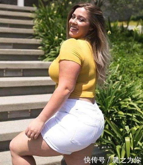 身材|170斤欧美大码模特,紧身服健身,身材丝毫不显油腻