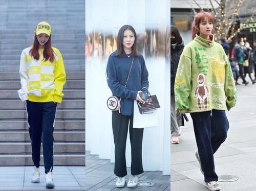 效果|建议腿粗女生穿卫衣不要搭紧身裤,学会网红这样的穿法,贼显瘦