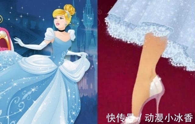 水晶鞋|迪士尼公主裙摆下“秘密”,花木兰中国风,艾莎美得不可方物!