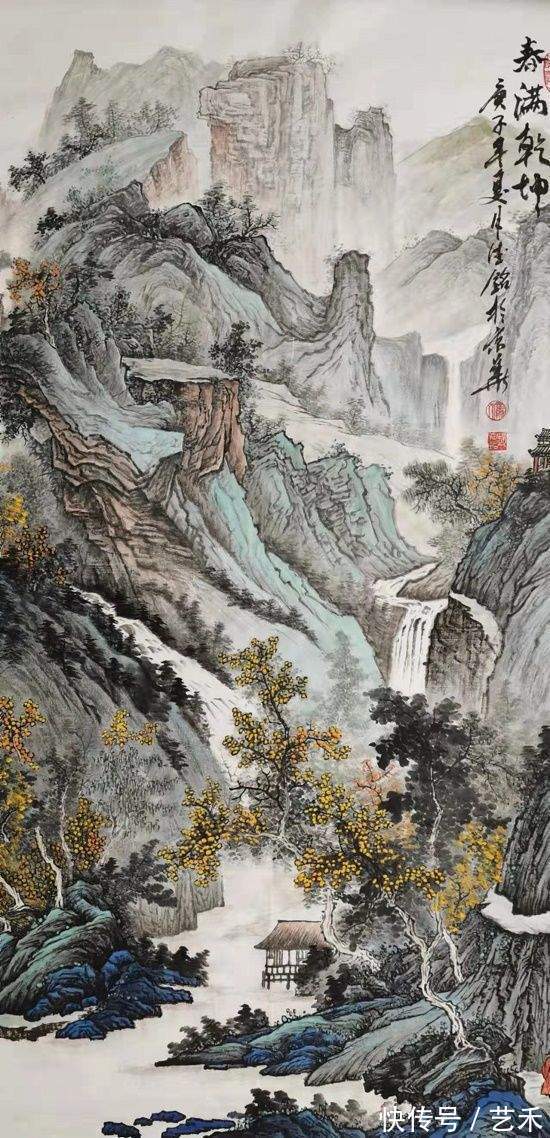 北京奥运!著名画家赵德铭(赵银湖,字雲昇)丨咫尺万里、醉墨淋漓