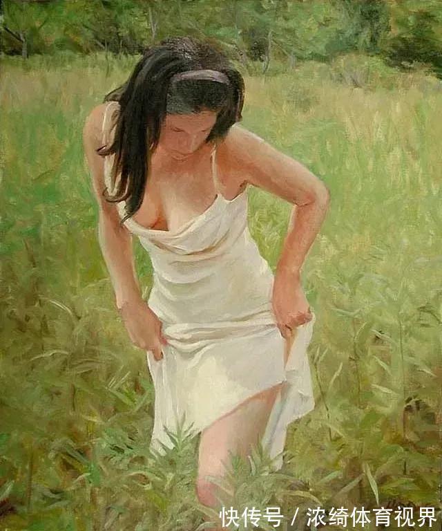 画家|美国画家 斯科特哈丁笔下美丽动人的女子