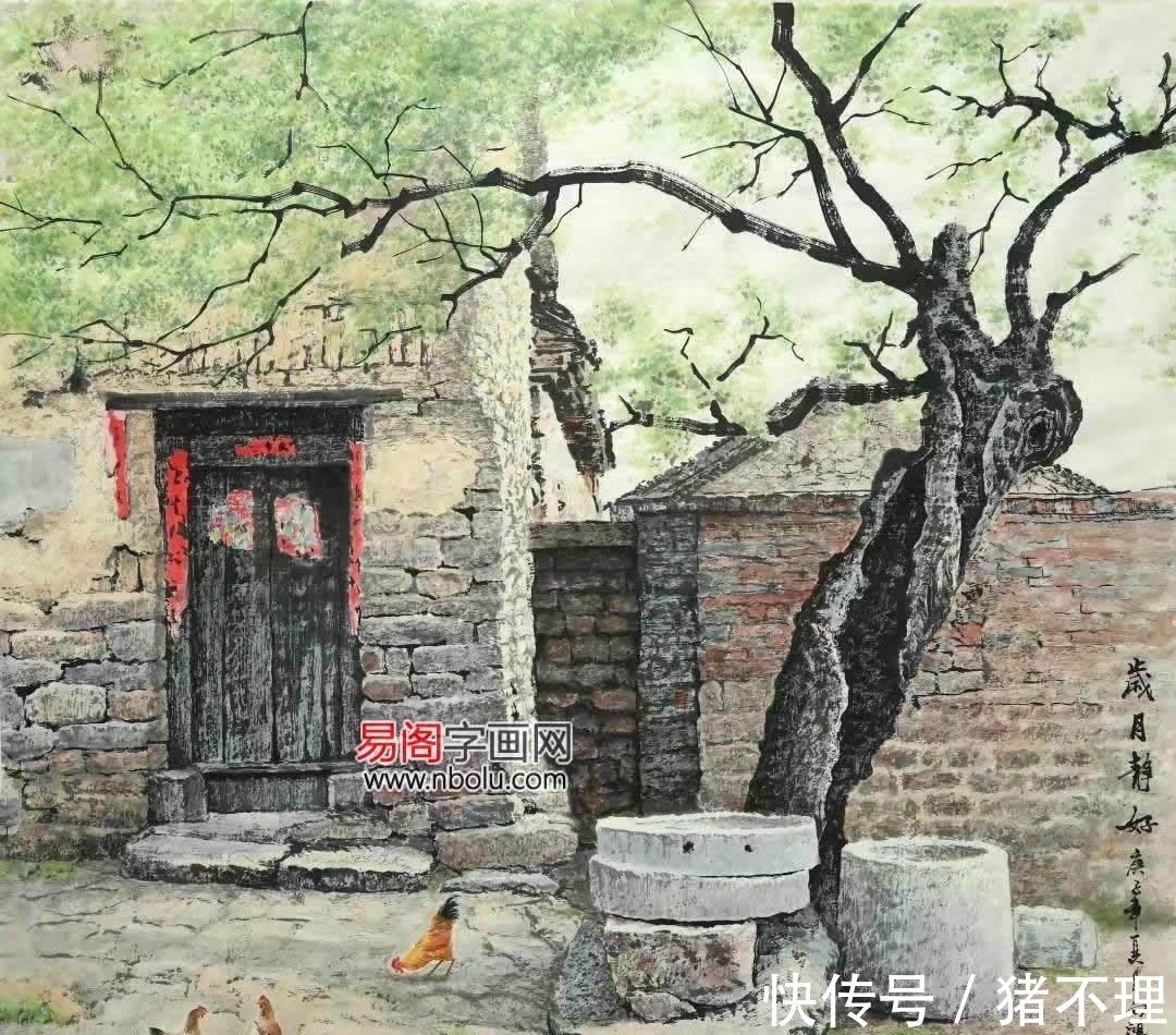 山水画&李向鸿微结构山水画 惊艳了岁月 惊艳了时光 也惊艳了世人