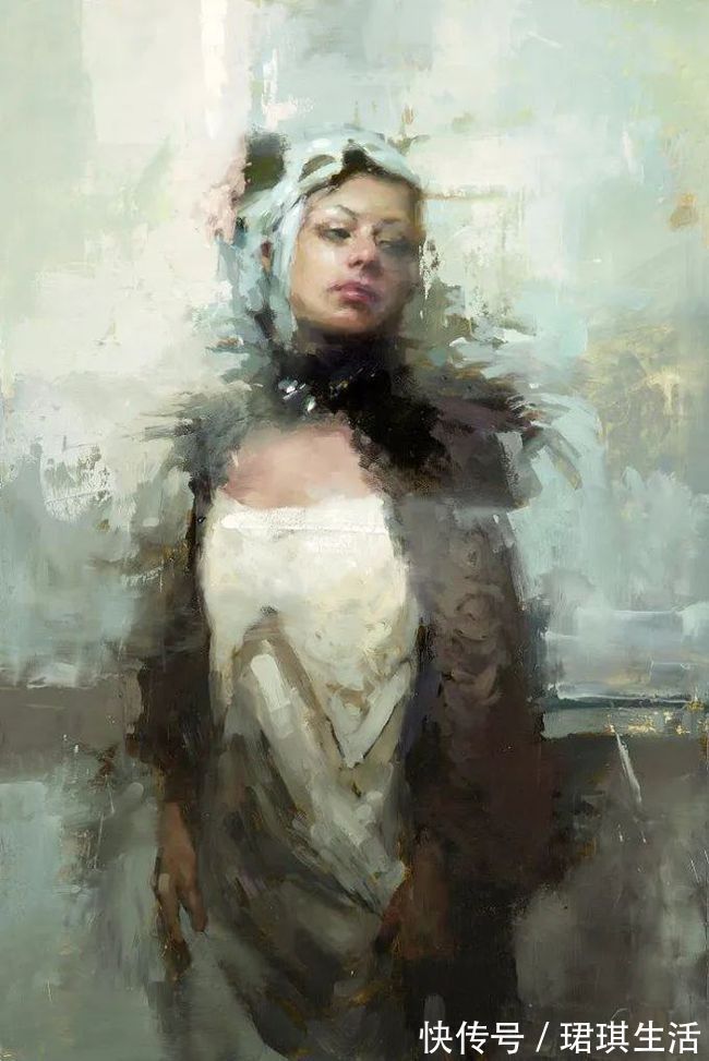 艺术家$艺术家杰里米·曼恩的油画,颜色既生动又大气!