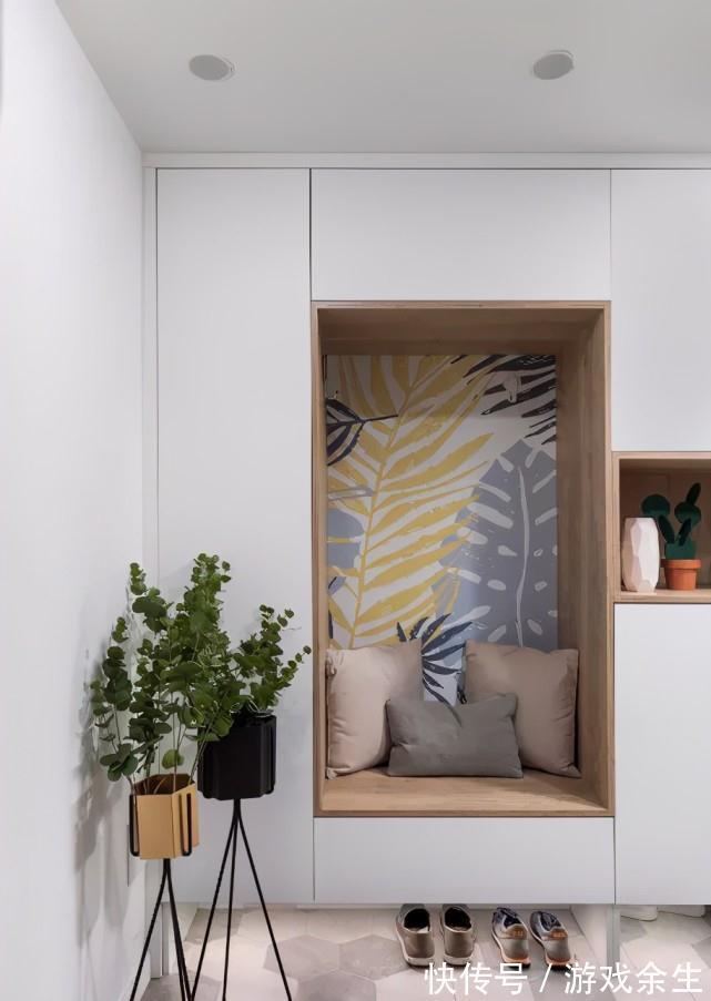 小齐|衣柜+鞋柜一体设计正流行,这样设计衣帽间都省了!