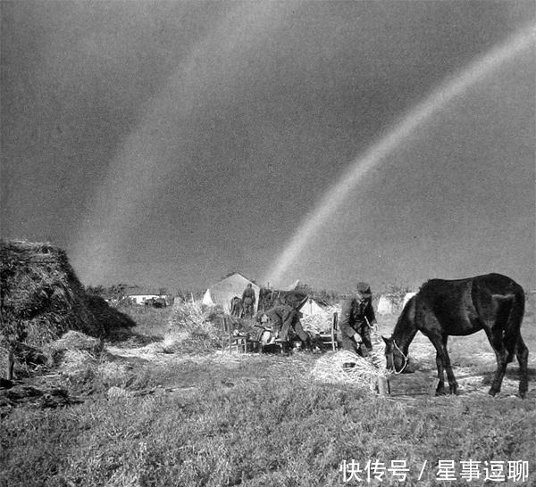 占领|老照片：占领乌克兰的德军，秋冬季节很难受，意大利人却有点享受