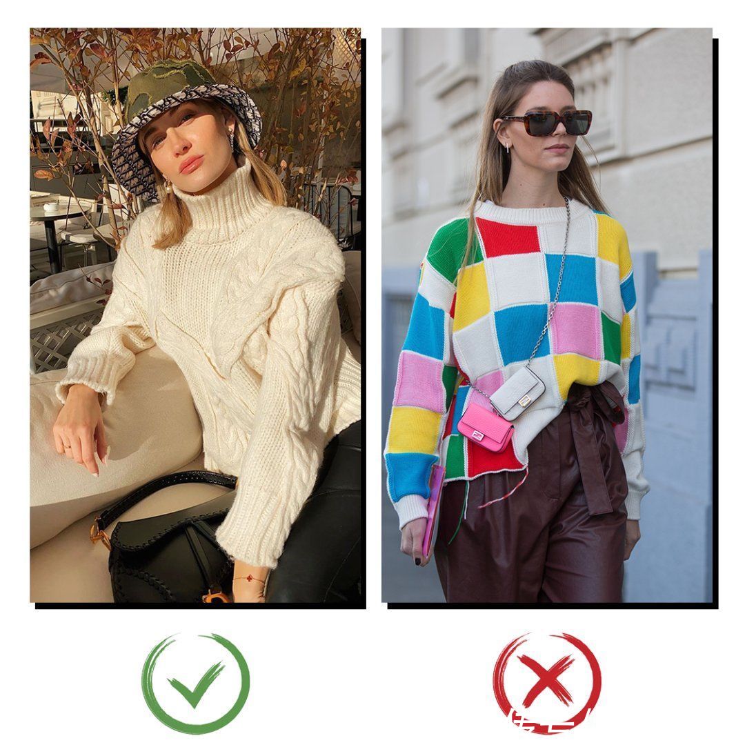 别再说穿毛衣土了,那是因为你不会穿