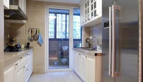 阳台|厨房旁的小阳台原来还可以这么设计,太实用,瞬间后悔我家装早了