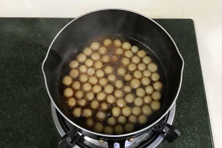 红糖糯米小圆子,软糯好吃健脾开胃,在家也能做美食