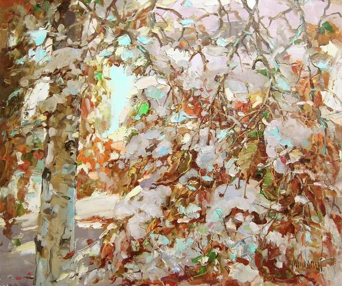 油画&浓郁的色彩,俄罗斯画家安德烈·米沙金的风景油画(二)