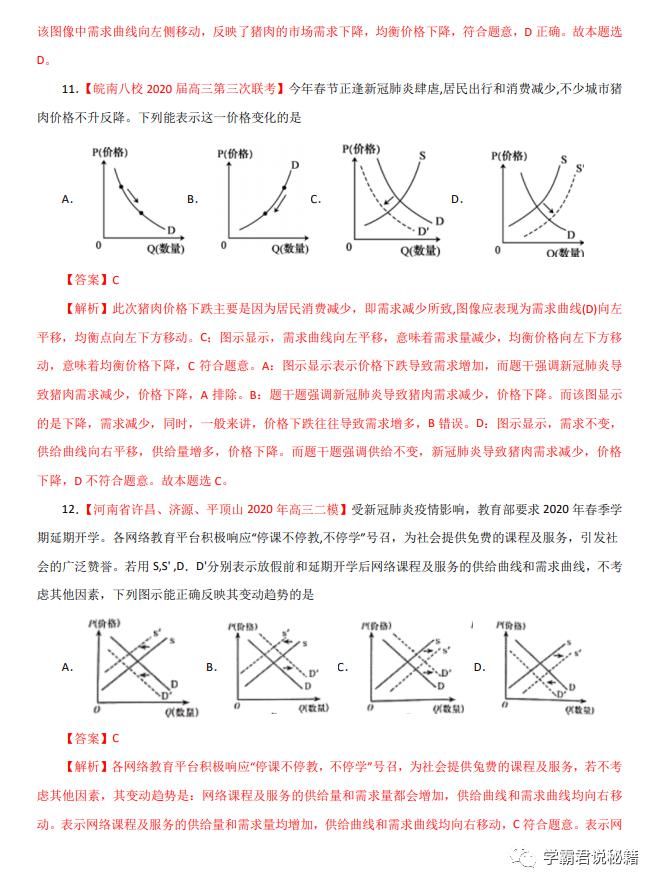 满满|高考政治高分冲刺:（考点+题型）干货满满，家有高三考生，务必珍藏！