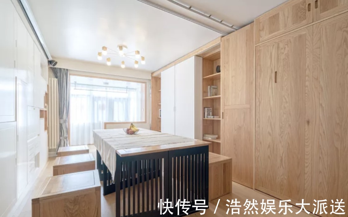 杂物|49㎡房屋大改造，客厅秒变双卧室，功能强大不拥挤！
