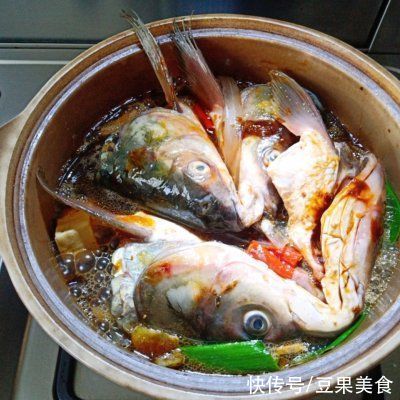 鱼头|#一周减脂不重样#砂锅炖鱼头