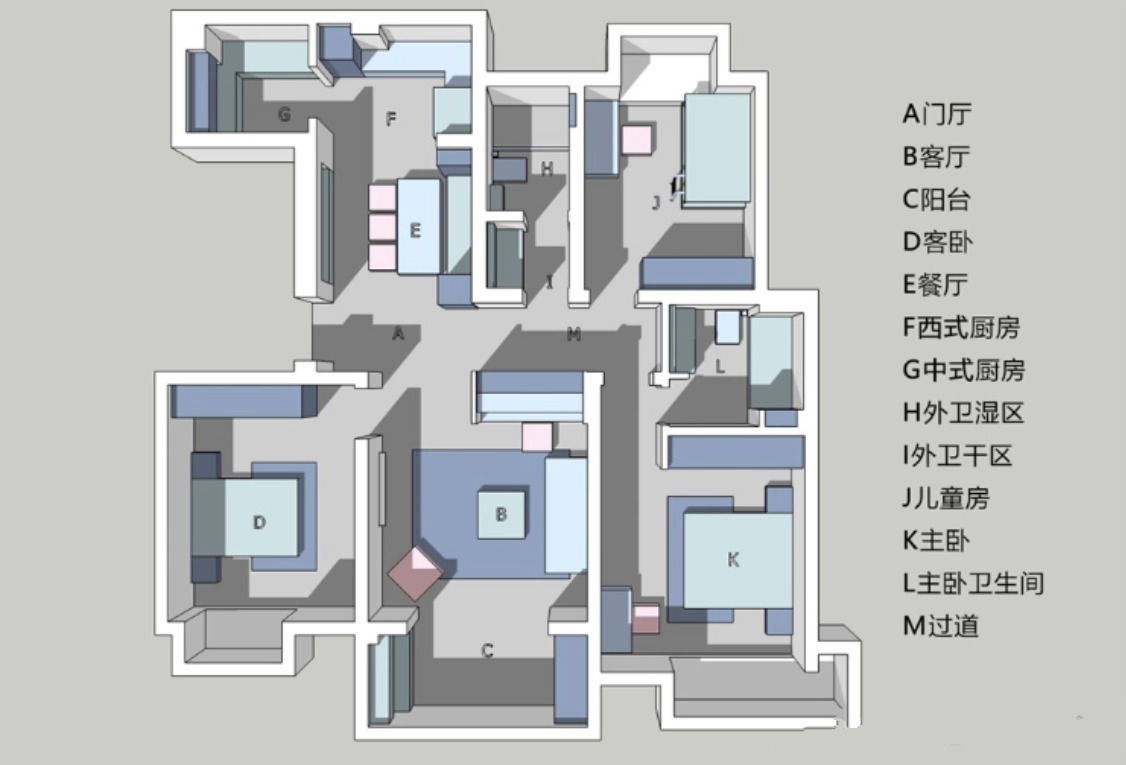 杂物间|过道别再浪费了,学他家这么装,书房、杂物间都有了!实用性倍增
