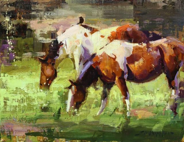 马克汉姆$动物锦集,加拿大画家杰里·马克汉姆作品欣赏