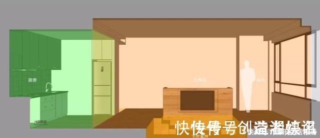 户型|60㎡小户型,地台抬高50公分后收纳能力绝了,整体效果极佳!