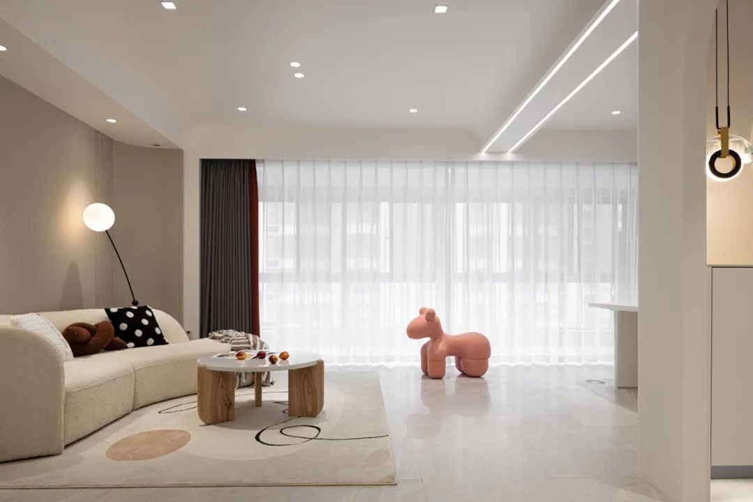 120㎡现代简约，极简硬装也高档，玄关设计全场最亮