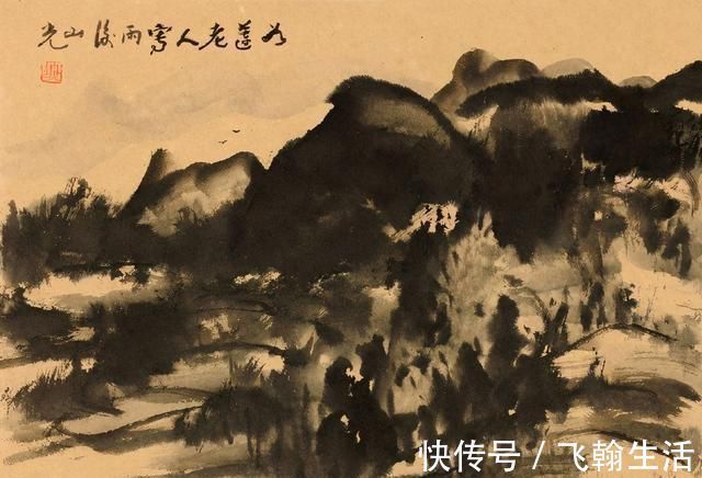 画家!刘知白的“心像山水”画是真厉害,不输张大千笔下的山水作品