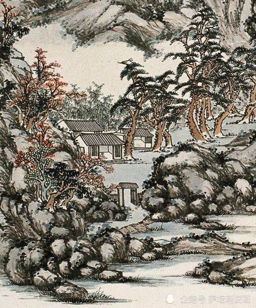 清初四王@每一笔都经过深思熟虑,学者型画家余绍宋绘《溪山无尽》