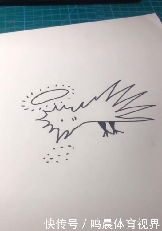 绘画|美术生自称画凤凰,起笔很潇洒,画风一转懵圈了,网友:神仙脑洞