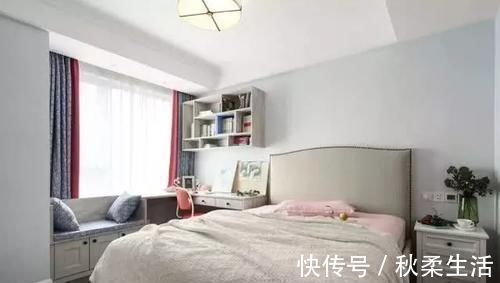 飘窗|原来卧室飘窗还能这样设计,不仅能当工作区,收纳量也增10倍