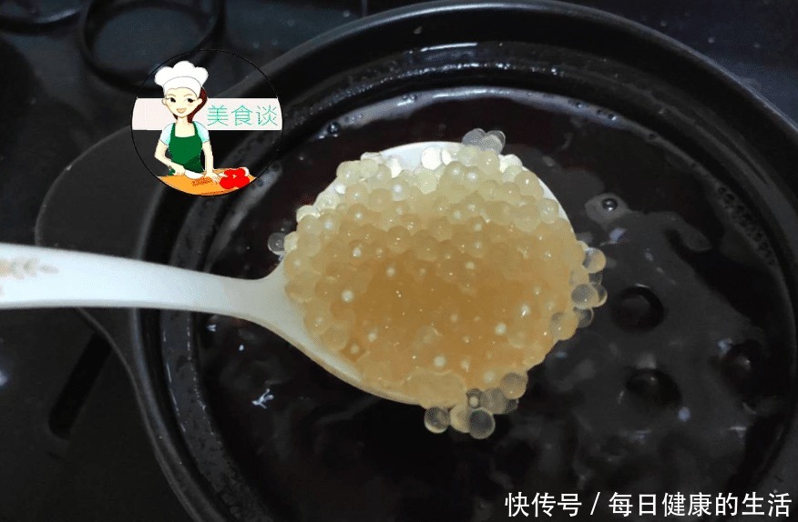 牛奶西米红|秋天,这碗“补血粥”女人要多吃,沙软香甜,特养人,女人别错过