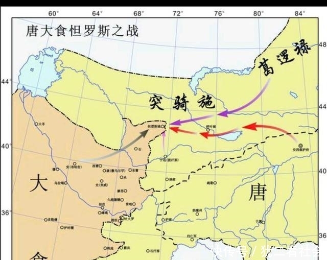 控制|大唐、阿拉伯、吐蕃在中亚的争霸战,关键在于对突厥人的控制