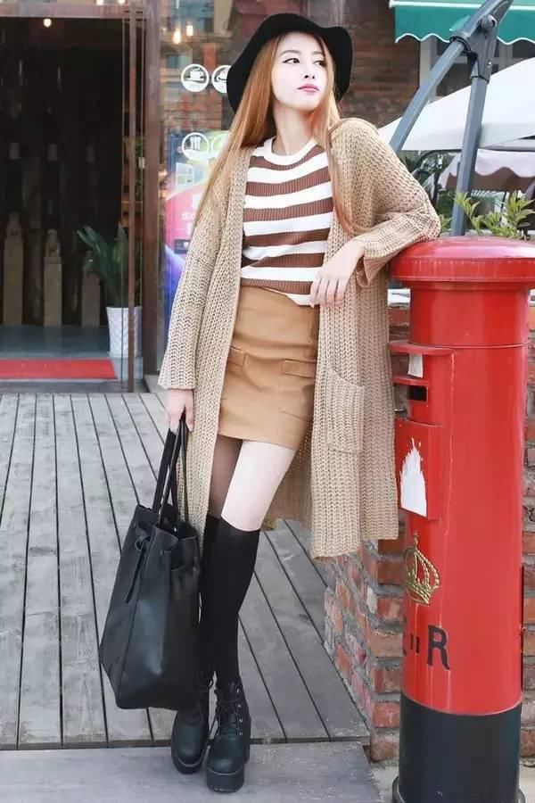 包臀裙搭配过初春！单穿打底都美哭了！