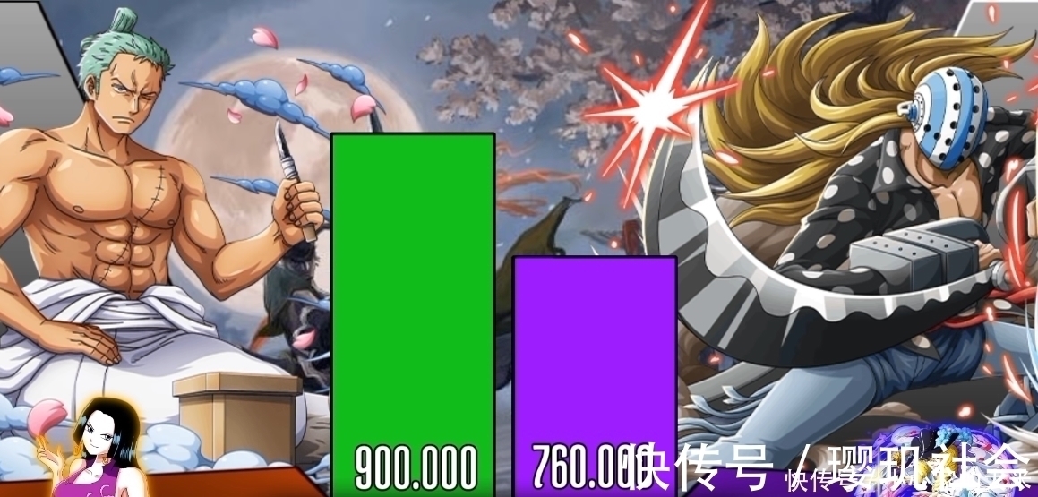 巴基|索隆与25位对手战力对比图!第一剑豪进击之路,是用刀砍出来的