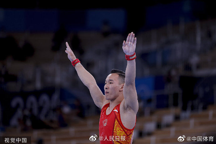 体操|祝贺！肖若腾体操男子个人全能摘银