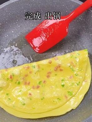 营养|教你自制懒人版的鸡蛋饼,五分钟搞定!营养丰富早餐吃得好!