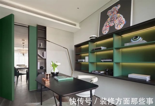 清新简约风|130平清新简约风三居室,绿色的高级应用!