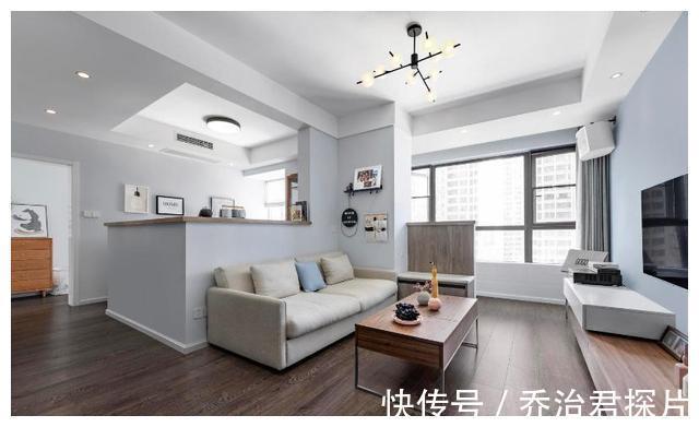 玻璃门|这是我见过最简洁通透的家,87㎡,开放式半墙,打破户型局限!