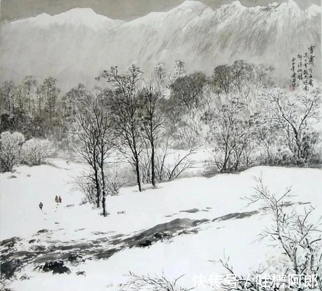 雪景&江苏省国画院｜卢星堂雪景山水画，雅而不俗！