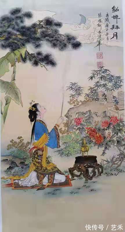 经验师|焦墨山水、胡杨女画家——张俊新