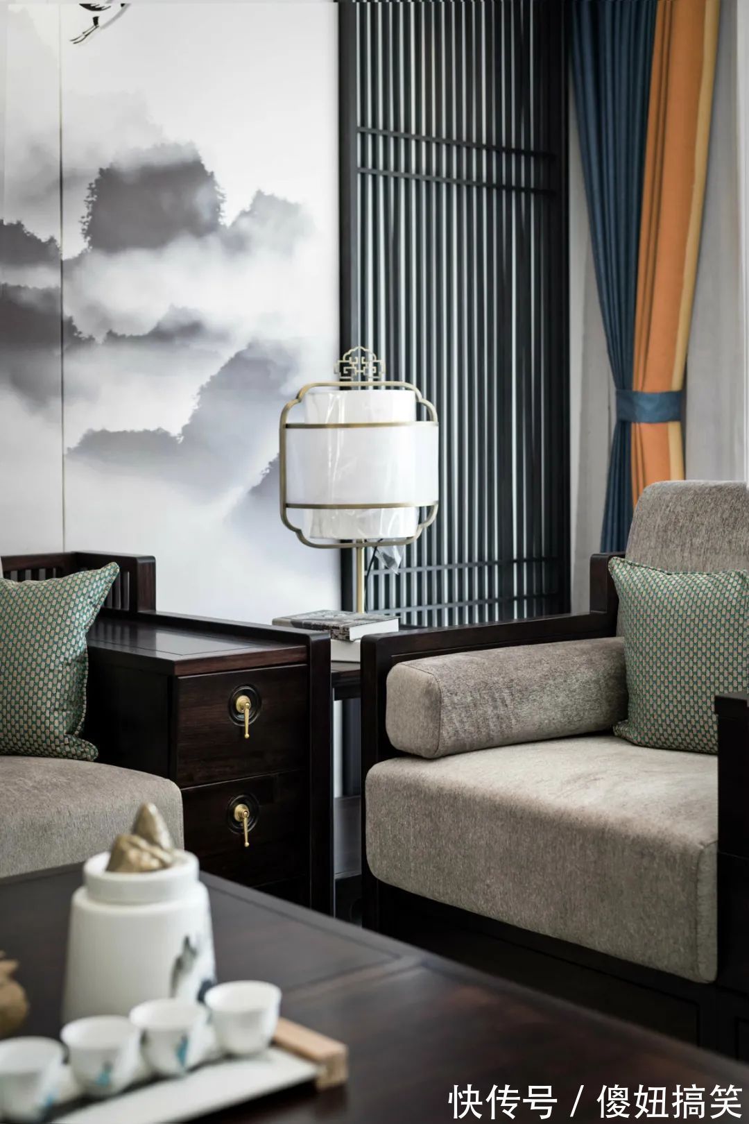 实木|180㎡现代中式，没有老土气的设计，禅意儒雅好高级