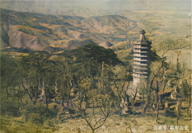 老照片|老照片1924年的北京戒台寺,恭亲王奕曾隐居十年的千年古刹