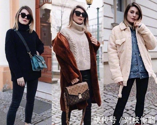 百搭 时髦博主的一条裤子,轻松穿出苗条感,时尚穿搭就是这样简单!