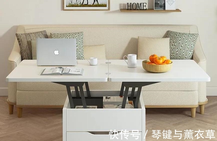 茶几|新式“万向桌”一出,茶几落伍了,整洁美观不占空,太机智了!