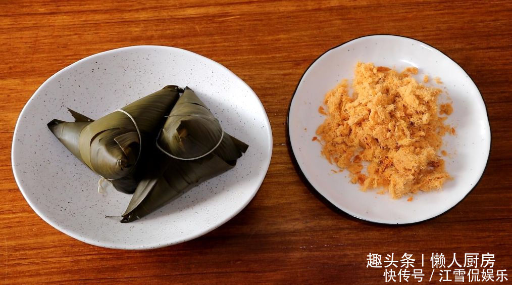 外酥|白粽子别只知道蘸白糖吃,试试新吃法,外酥里糯,越吃越香
